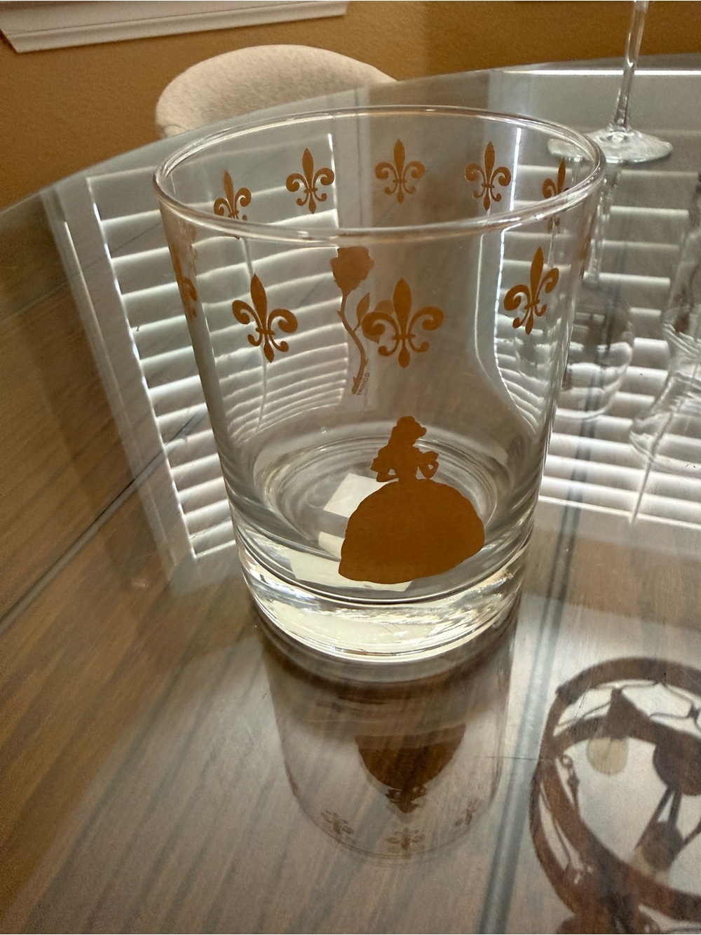 Disney beauty and the beast Accent Glass short Tumbler